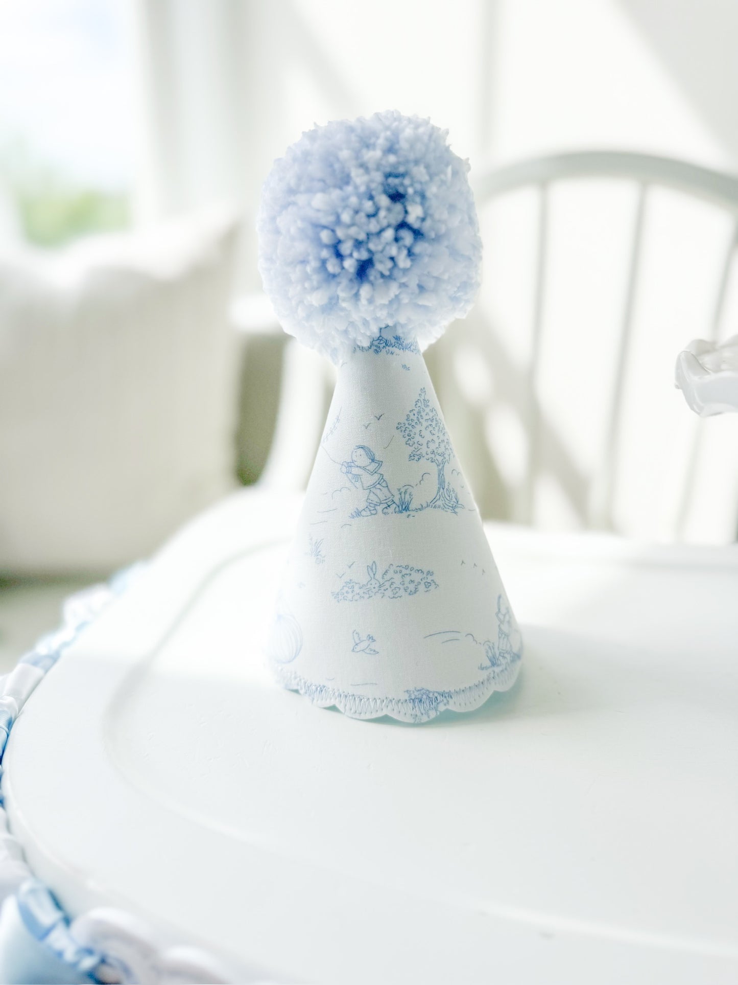 Playful Blue Toile Party Suite
