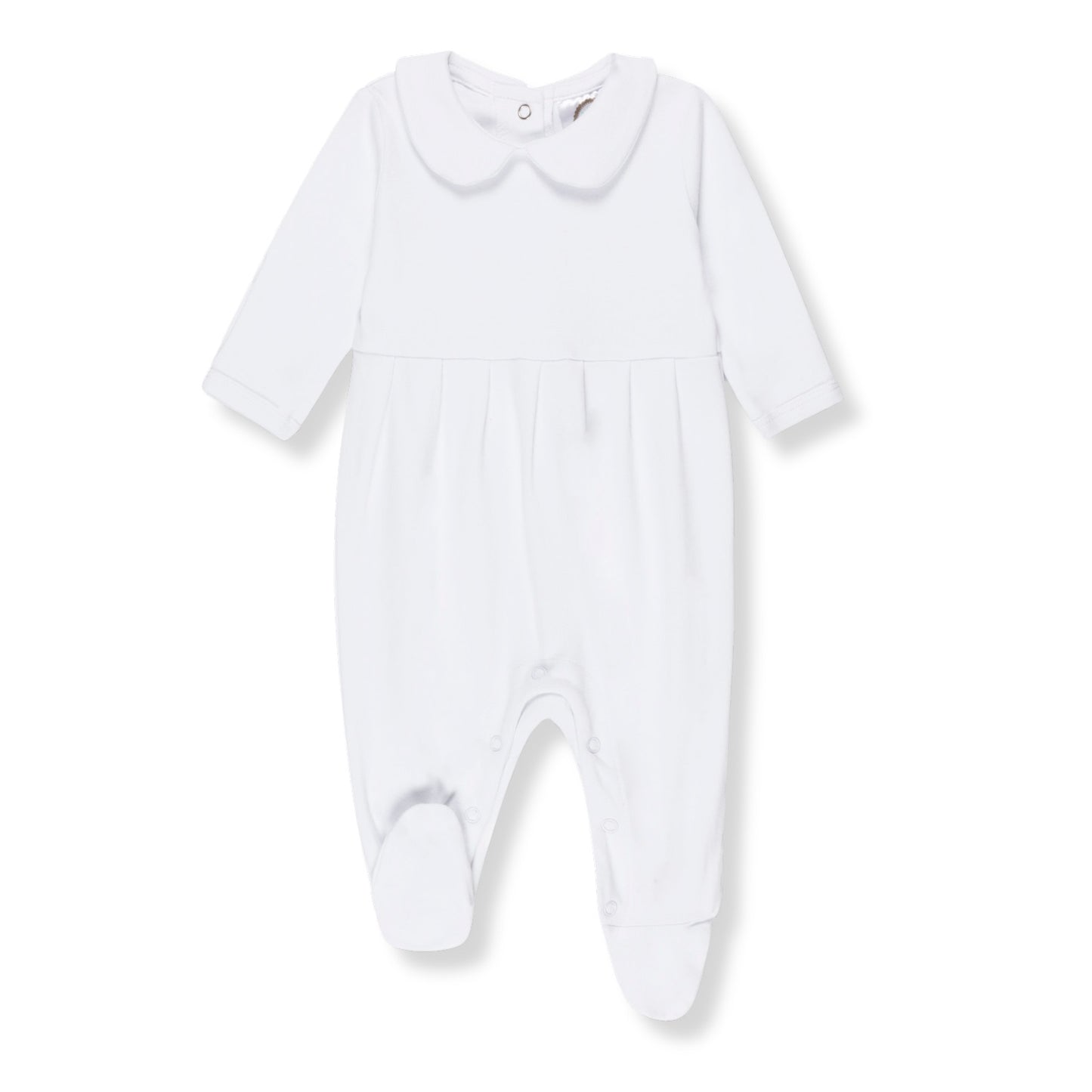 Baby Girl Collared Footie