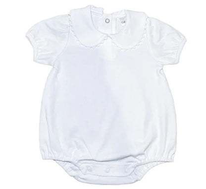 Girls Bubble - Scalloped Short Sleeve