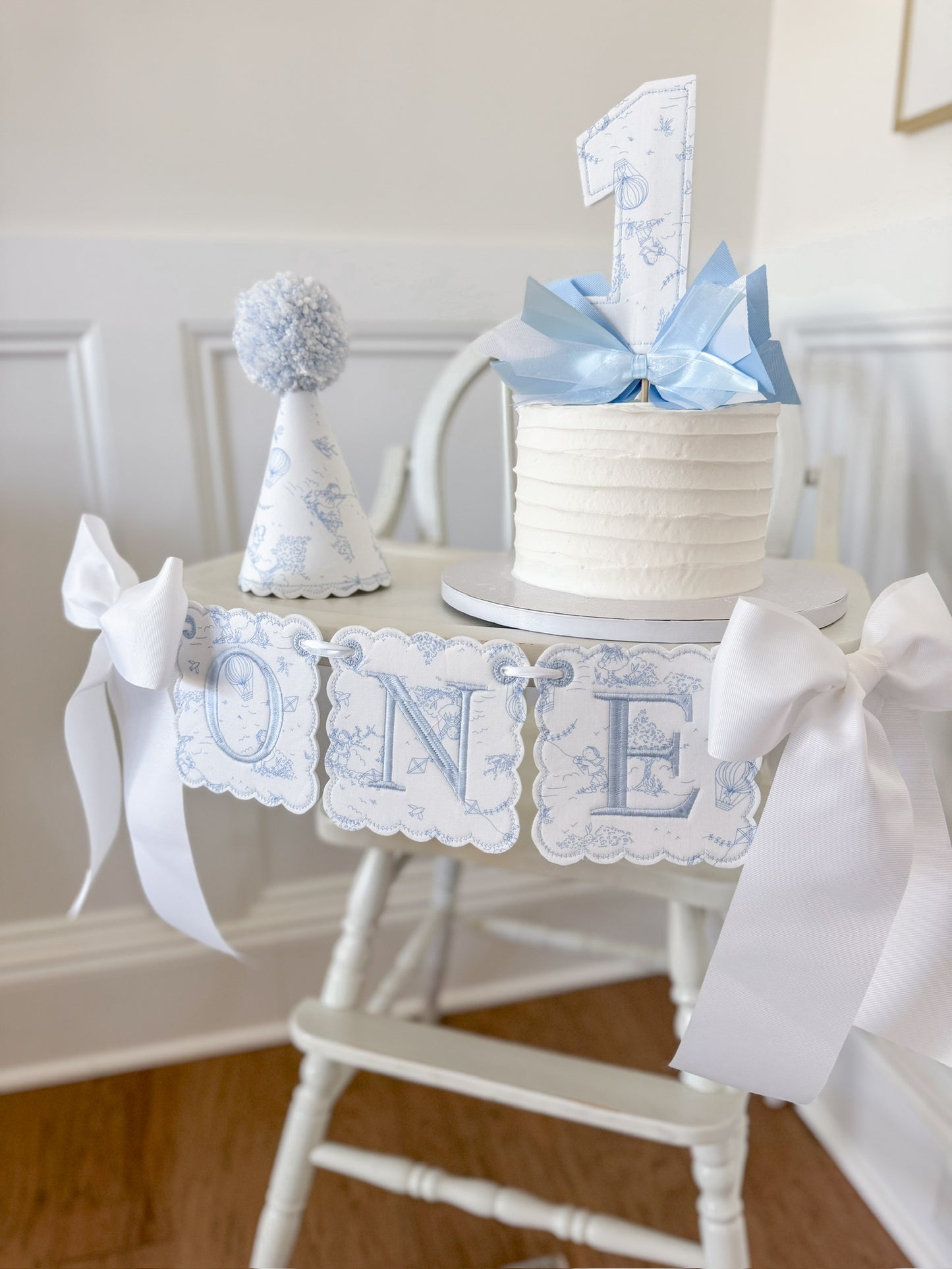 Blue Toile Party Suite - 1st Birthday