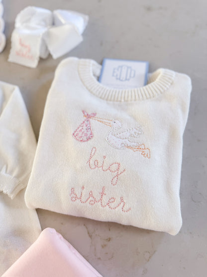 The Stork “Big Sister” Sweater or top