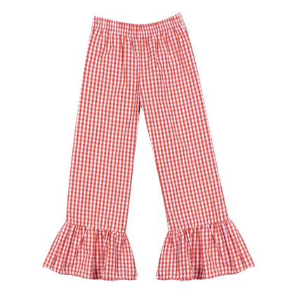 Girls Windowpane Valentine Pants