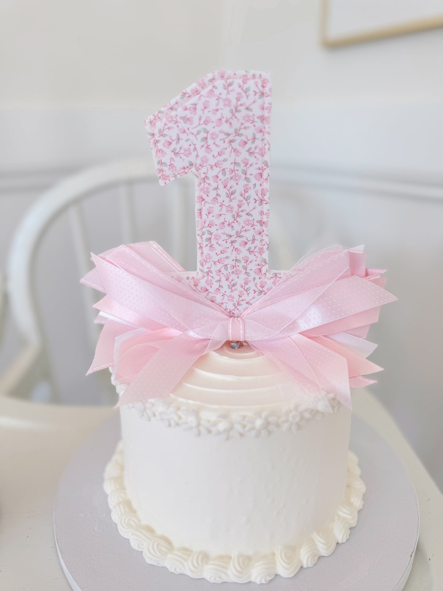 Dainty Pink Floral Party Suite - 1st Birthday