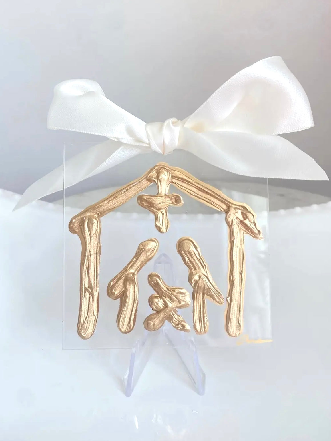 Acrylic Hand-Painted Ornaments - by Anna Walding Art