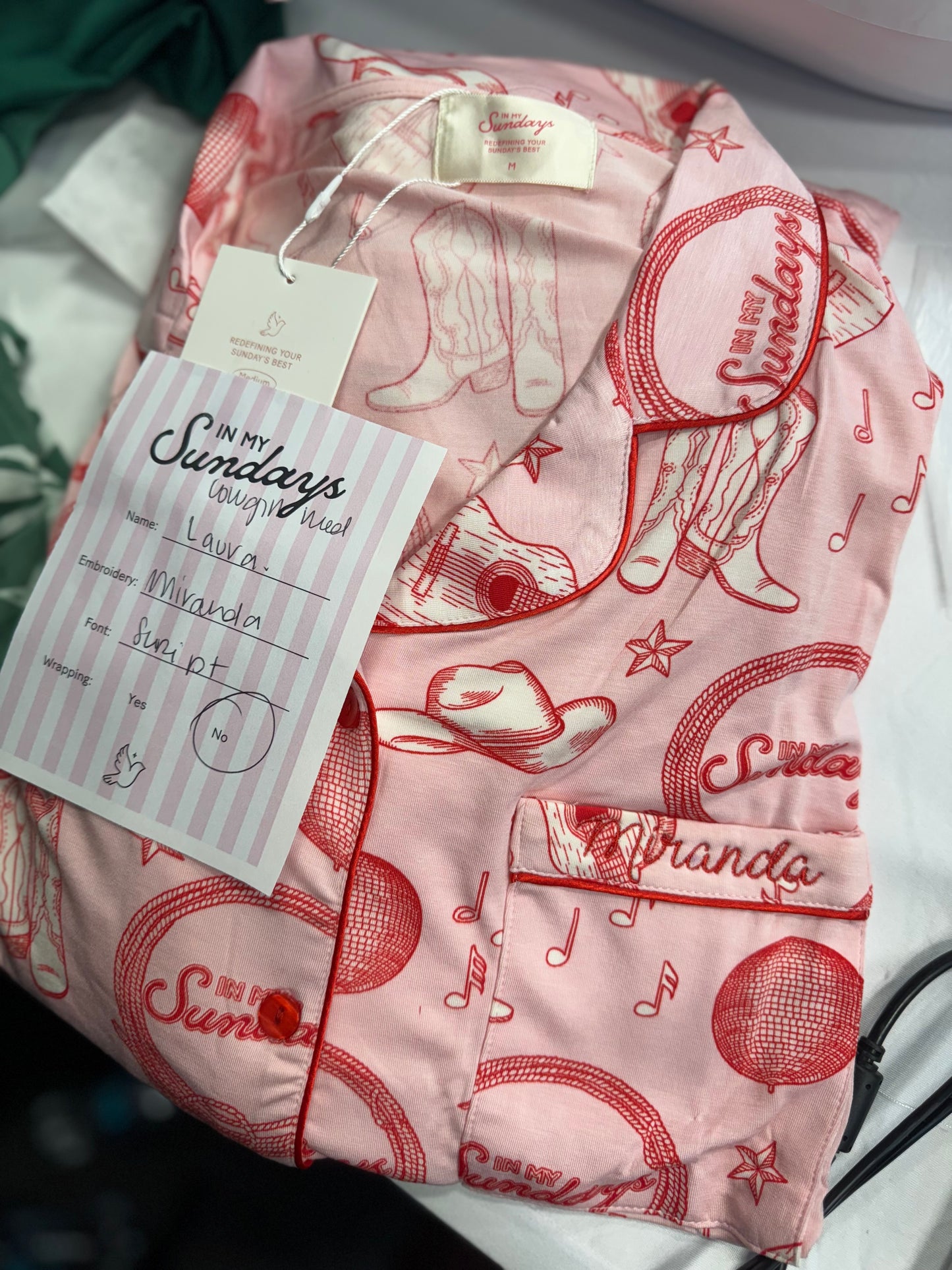 Custom PJ Embroidery