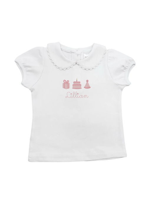 Girls Birthday Top