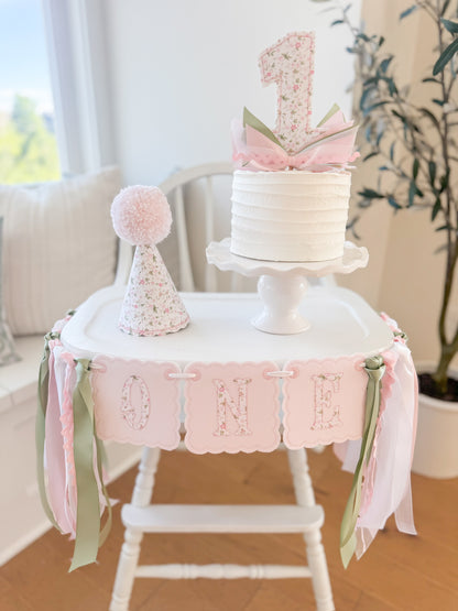 Pink Garden Floral Party Suite