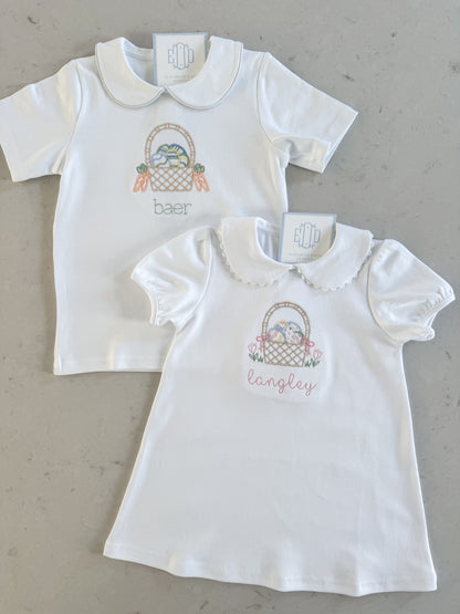 NEW! Girls Dresses - Scalloped Short Sleeve