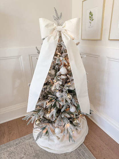 Tree Topper Bow- Petite Grande