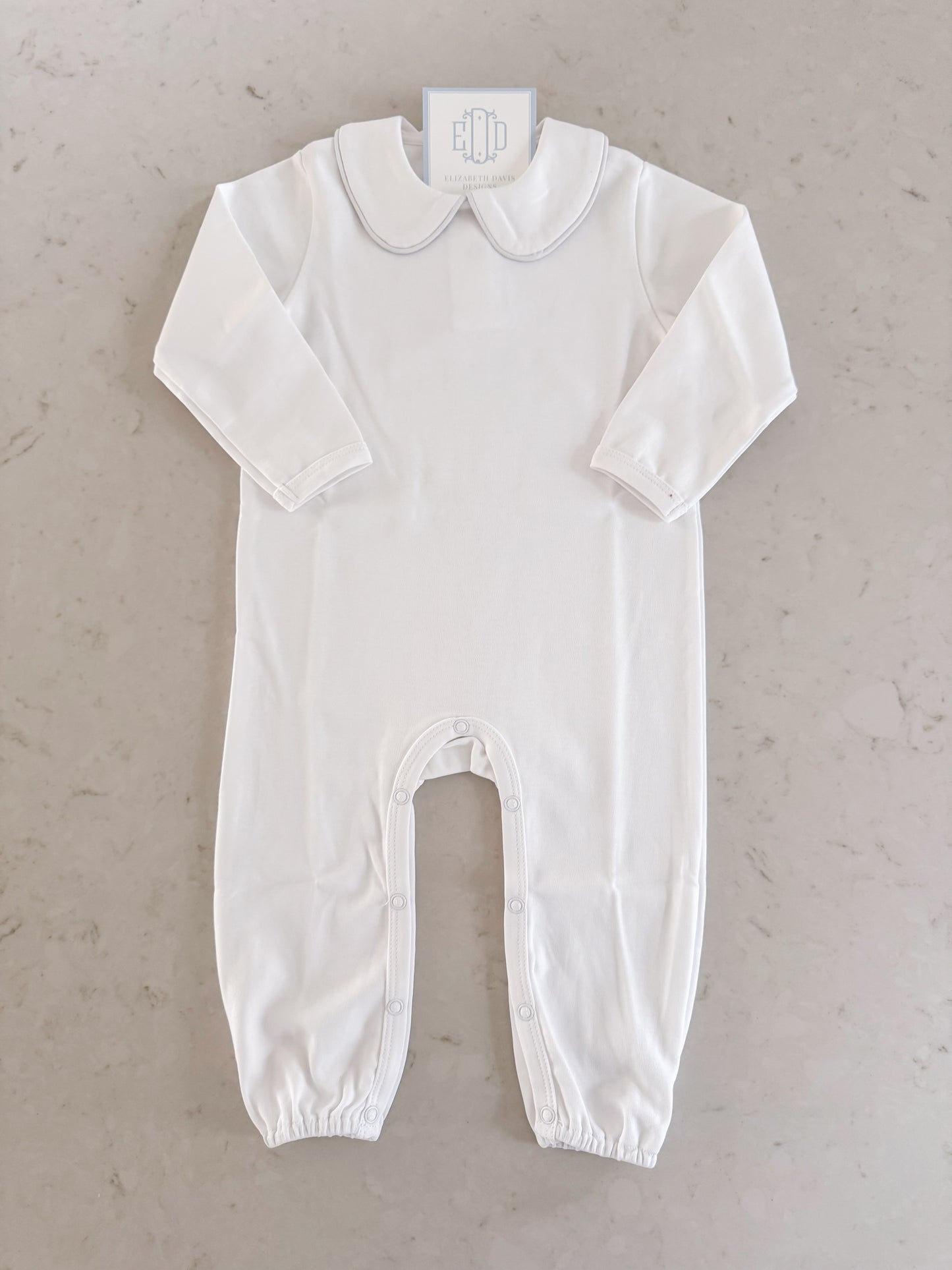 Boys Collared Romper