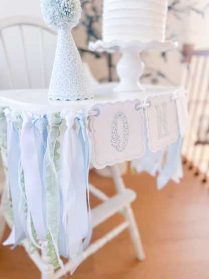 Blue Floral Party Suite