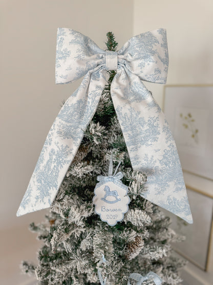 Tree Topper Bow- Classic