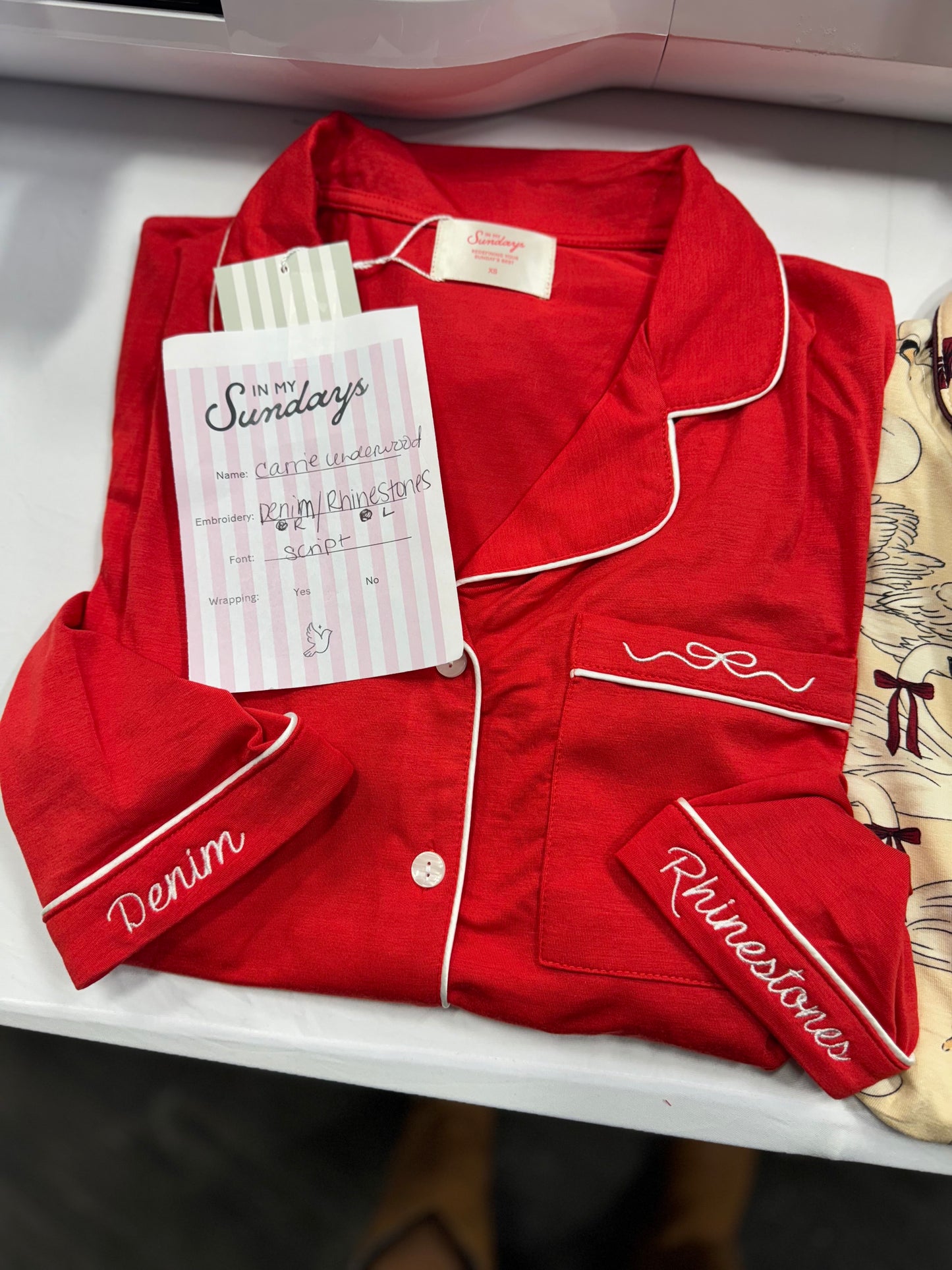 Custom PJ Embroidery