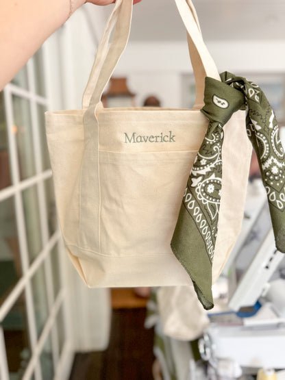 Mini Canvas Tote