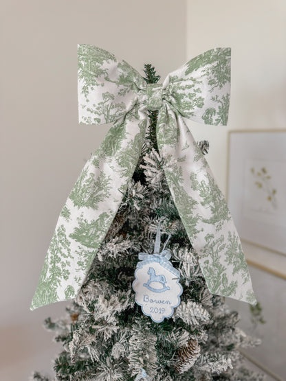 Tree Topper Bow- Classic