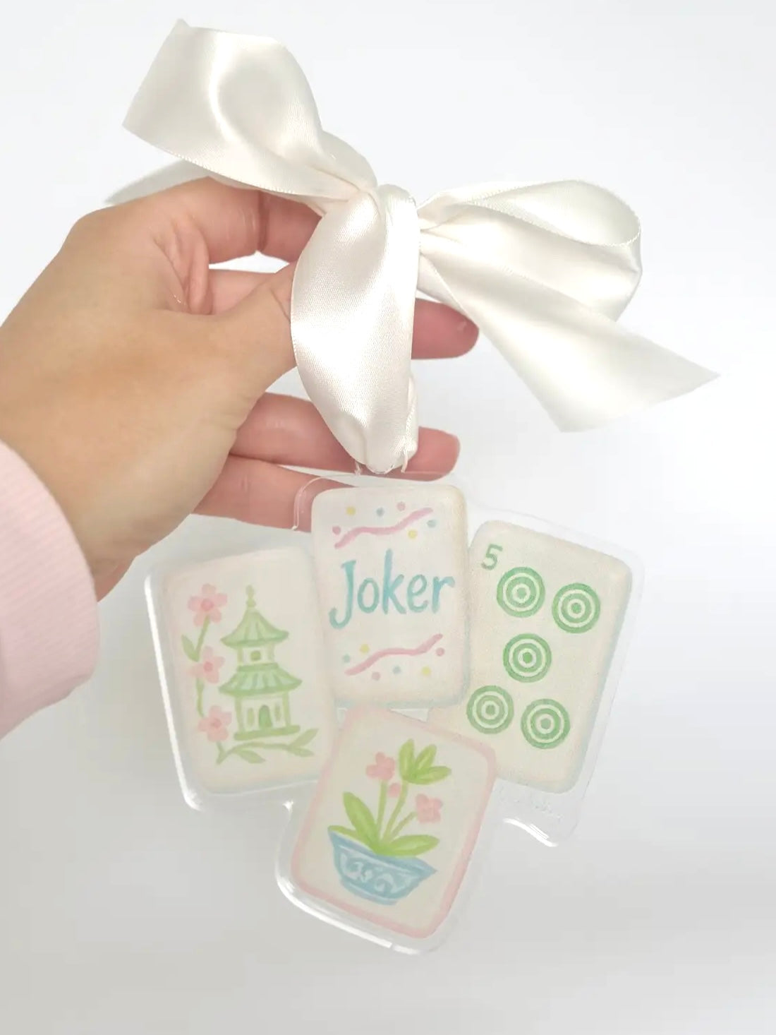 Mahjong Ornament - by Anna Walding Art