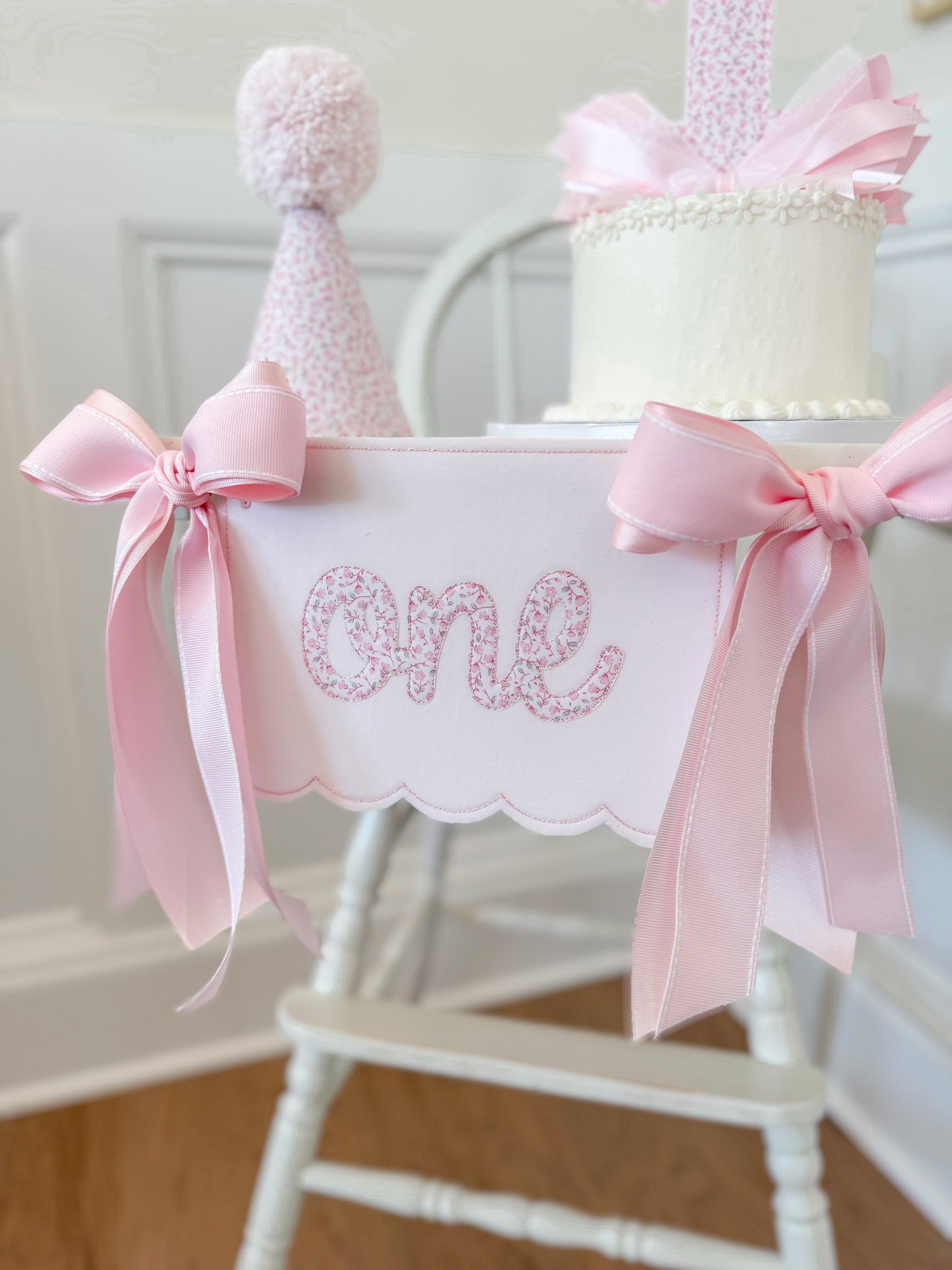 Dainty Pink Floral Party Suite - 1st Birthday