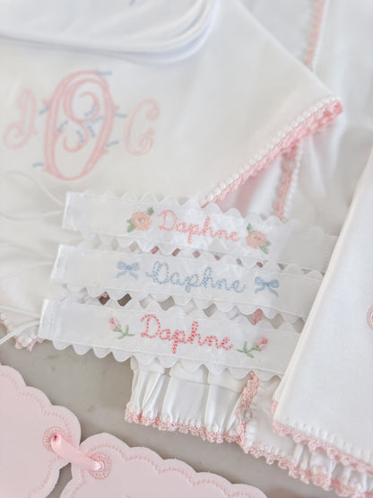 Scalloped Pacifier Clip