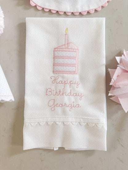 The Original Heirloom Birthday Tea Towel