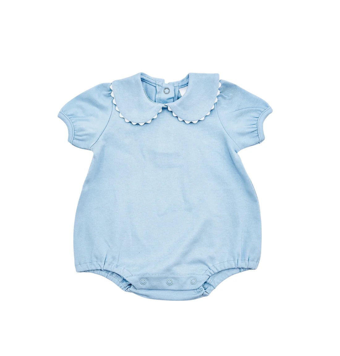 Girls Bubble - Scalloped Short Sleeve