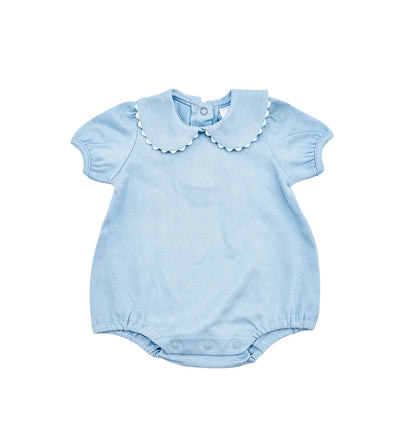 Girls Bubble - Scalloped Short Sleeve