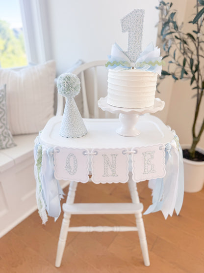 Blue Floral Party Suite