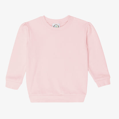 Girls Puff Shoulder Sweatshirts