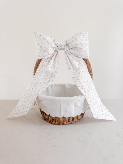 Easter Basket Bow - Pink Floral