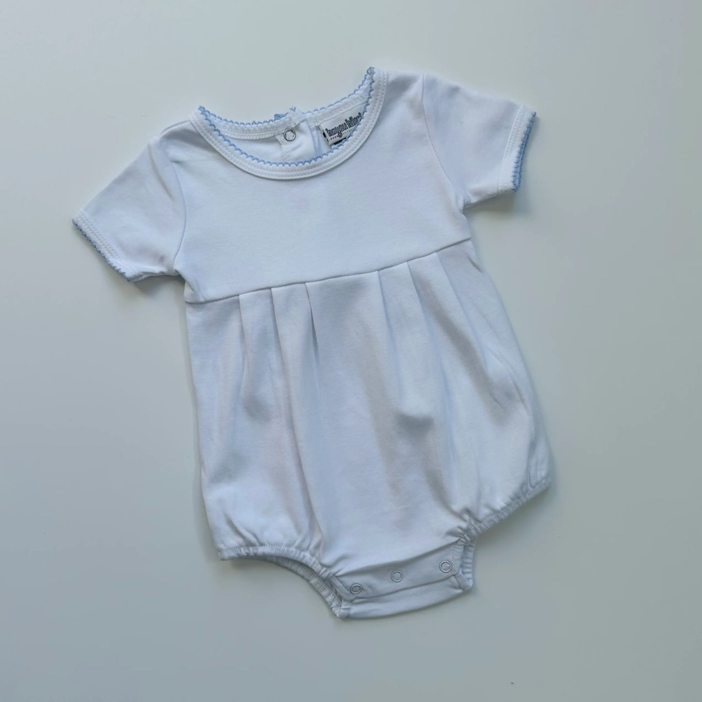 Americana - Baby Boy Picot Trim Bubble