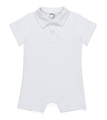Baby Boy Polo Romper