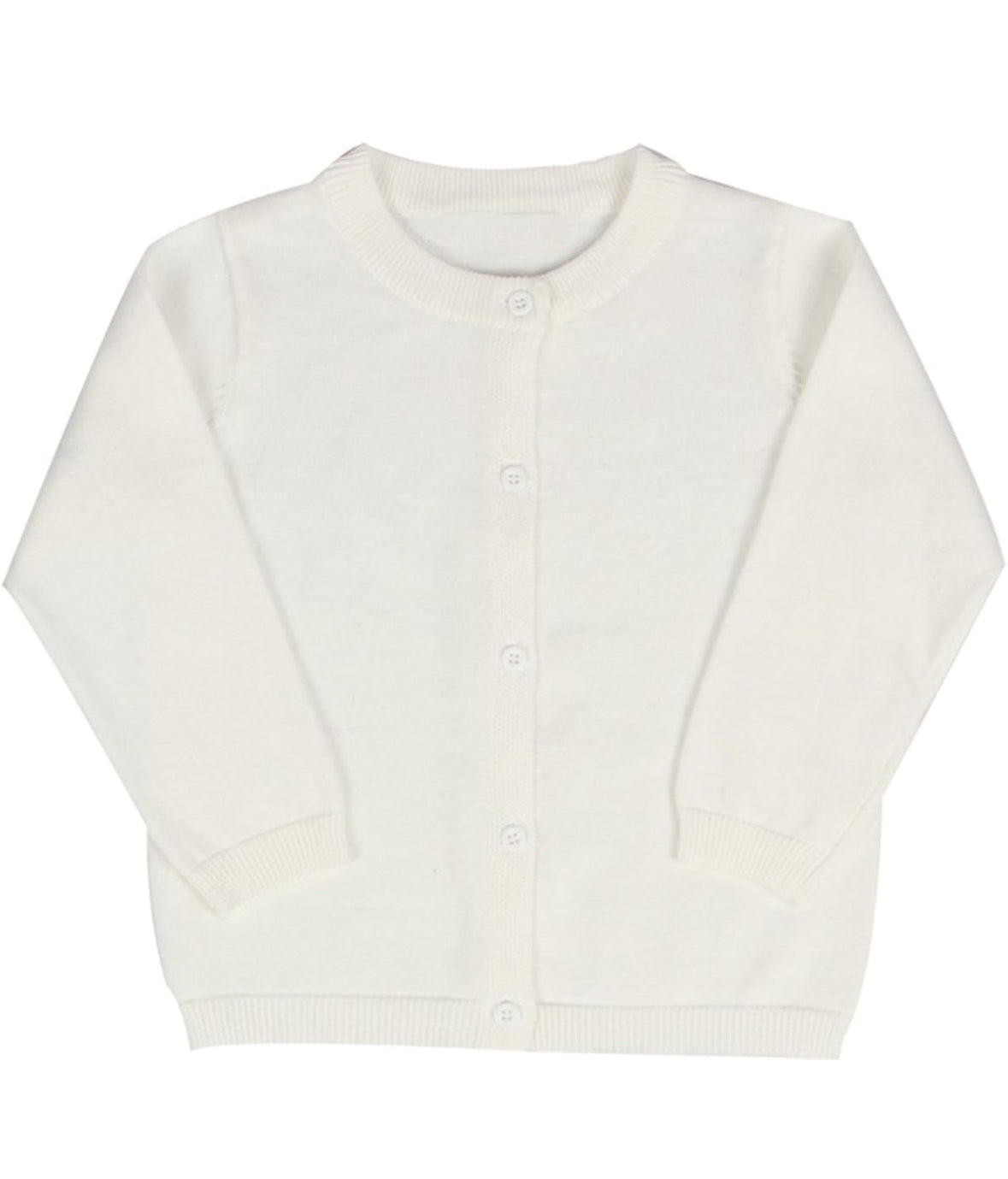 Cardigan with Hand Stitched Initial