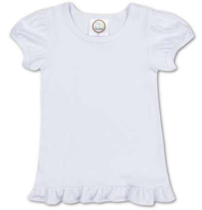 Girls Ruffle Tee