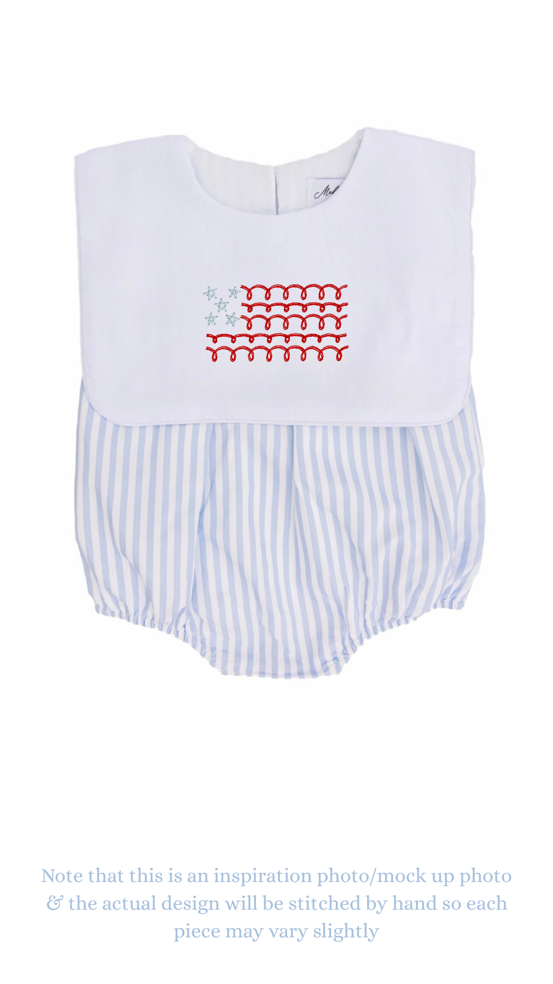 Baby Boy Blue Stripe Bubble