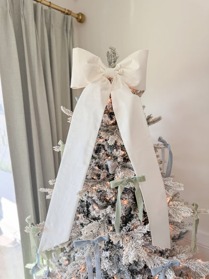 Tree Topper Bow- Petite Grande