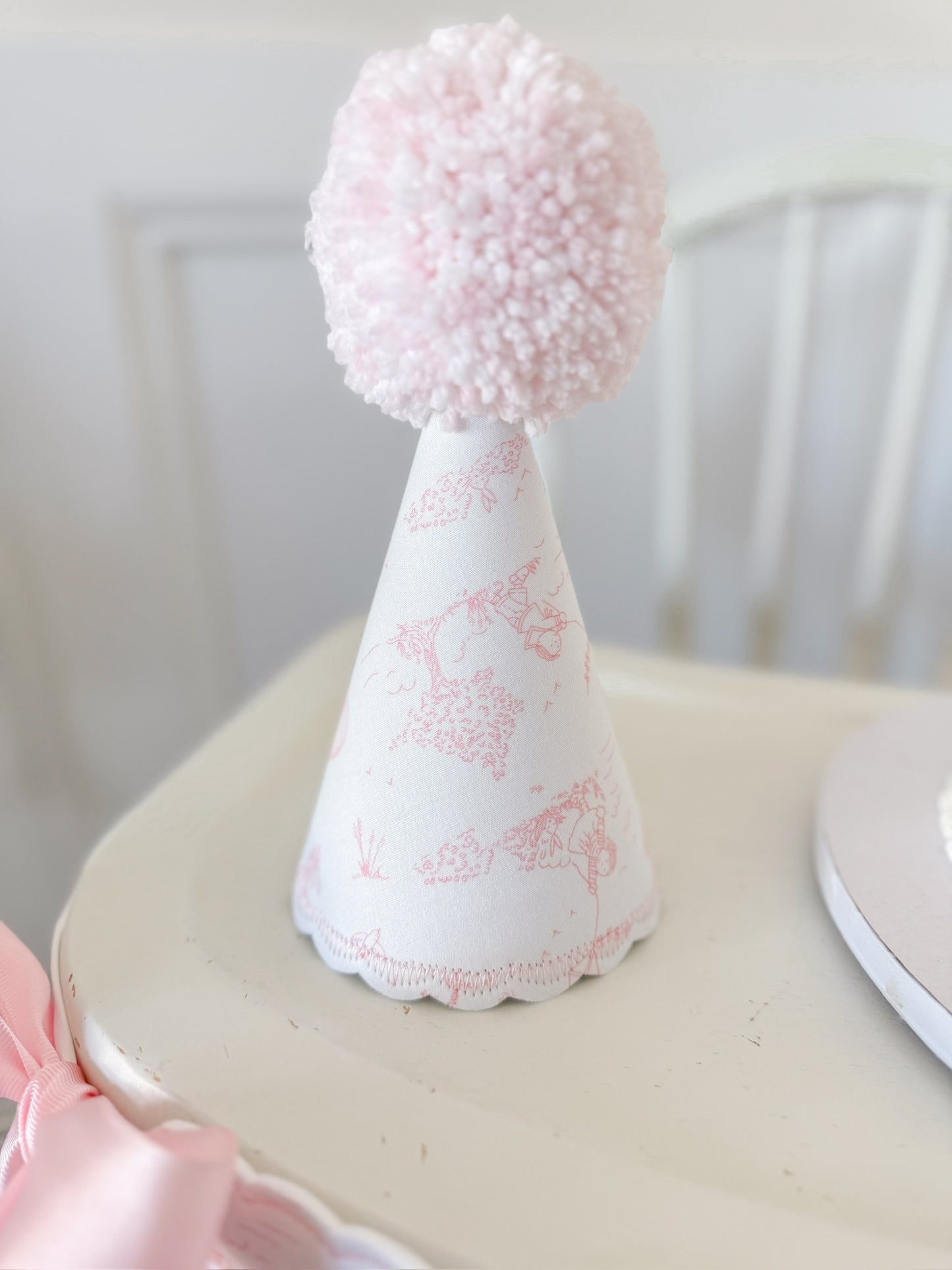 Pink Toile Party Suite - 1st Birthday