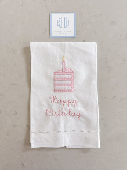 The Original Heirloom Birthday Tea Towel