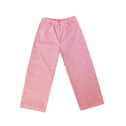 Boys Windowpane Valentine Pants
