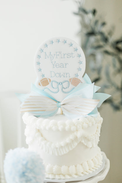 My First Year Down Football Party Suite