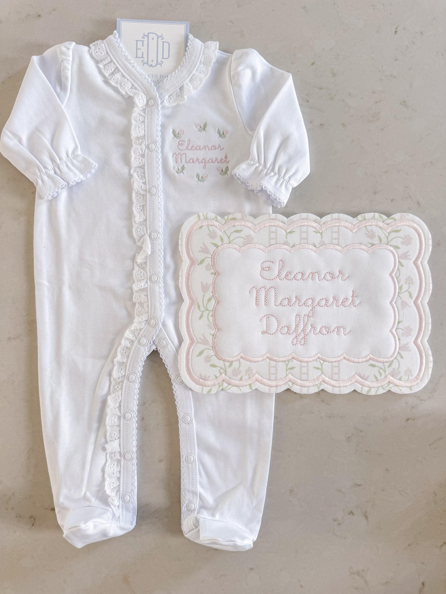 Heirloom Appliqué Name Plaque