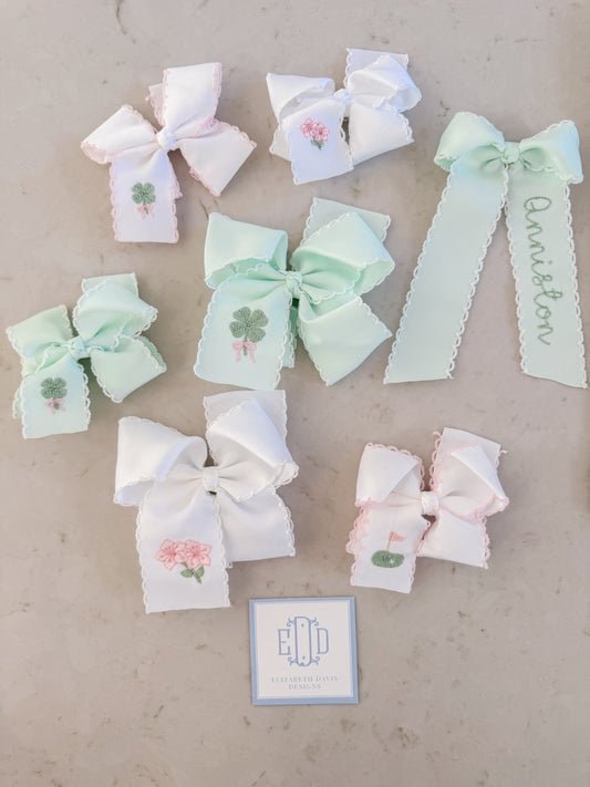 St. Patrick's Day + Golf - Hair Bows