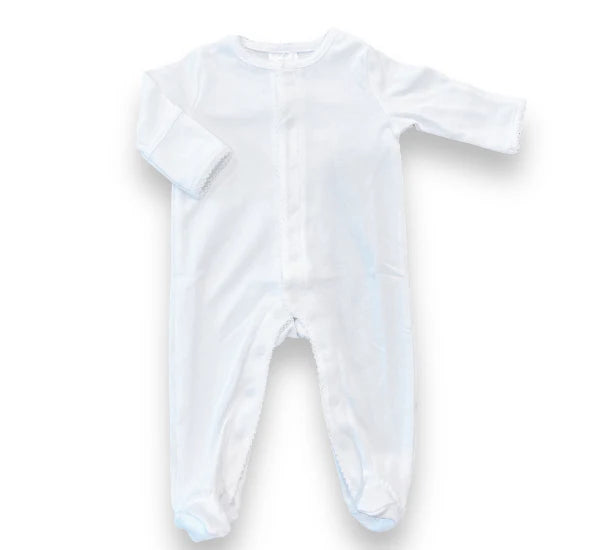 Picot Trim Footie - Winter