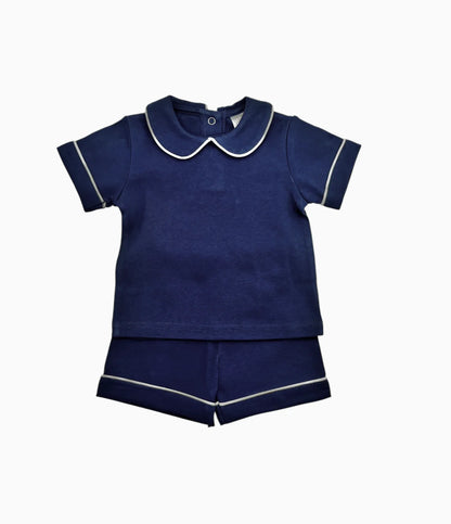 Boys Short Set - Collared Short Sleeve