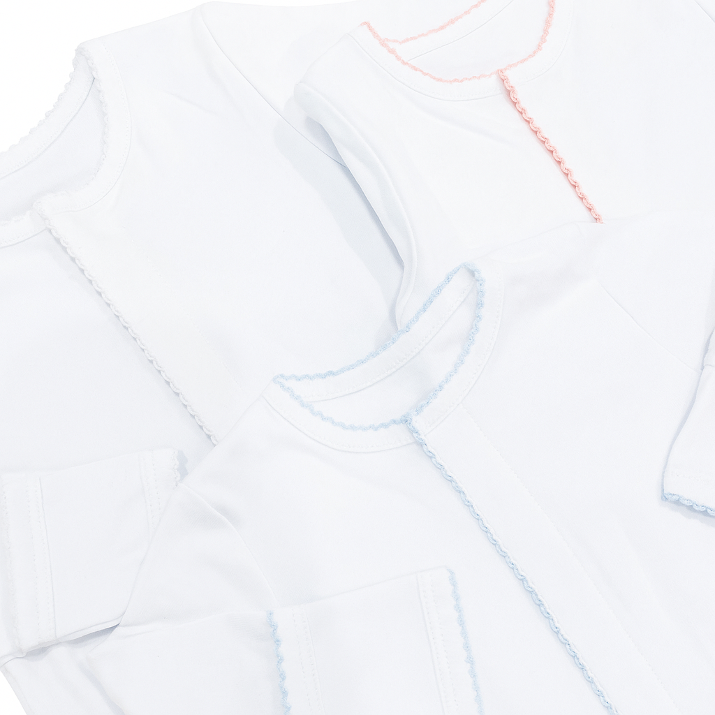 Picot Trim Footie - Winter