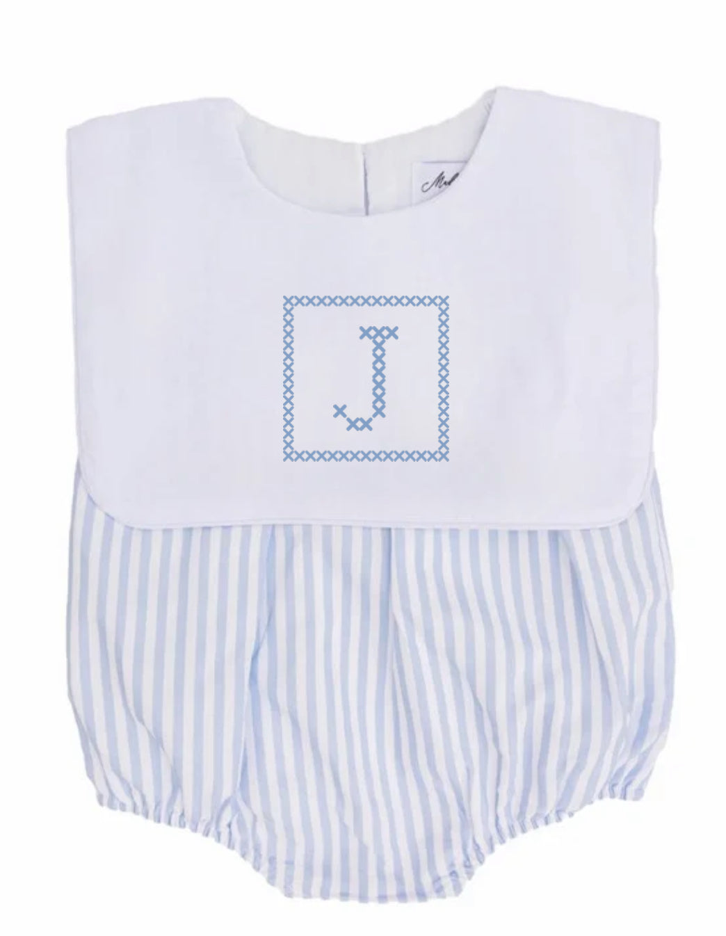 Baby Boy Blue Stripe Bubble