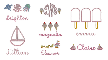 Summer Girls Bib