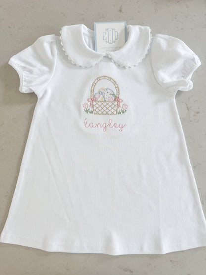 NEW! Girls Dresses - Scalloped Short Sleeve