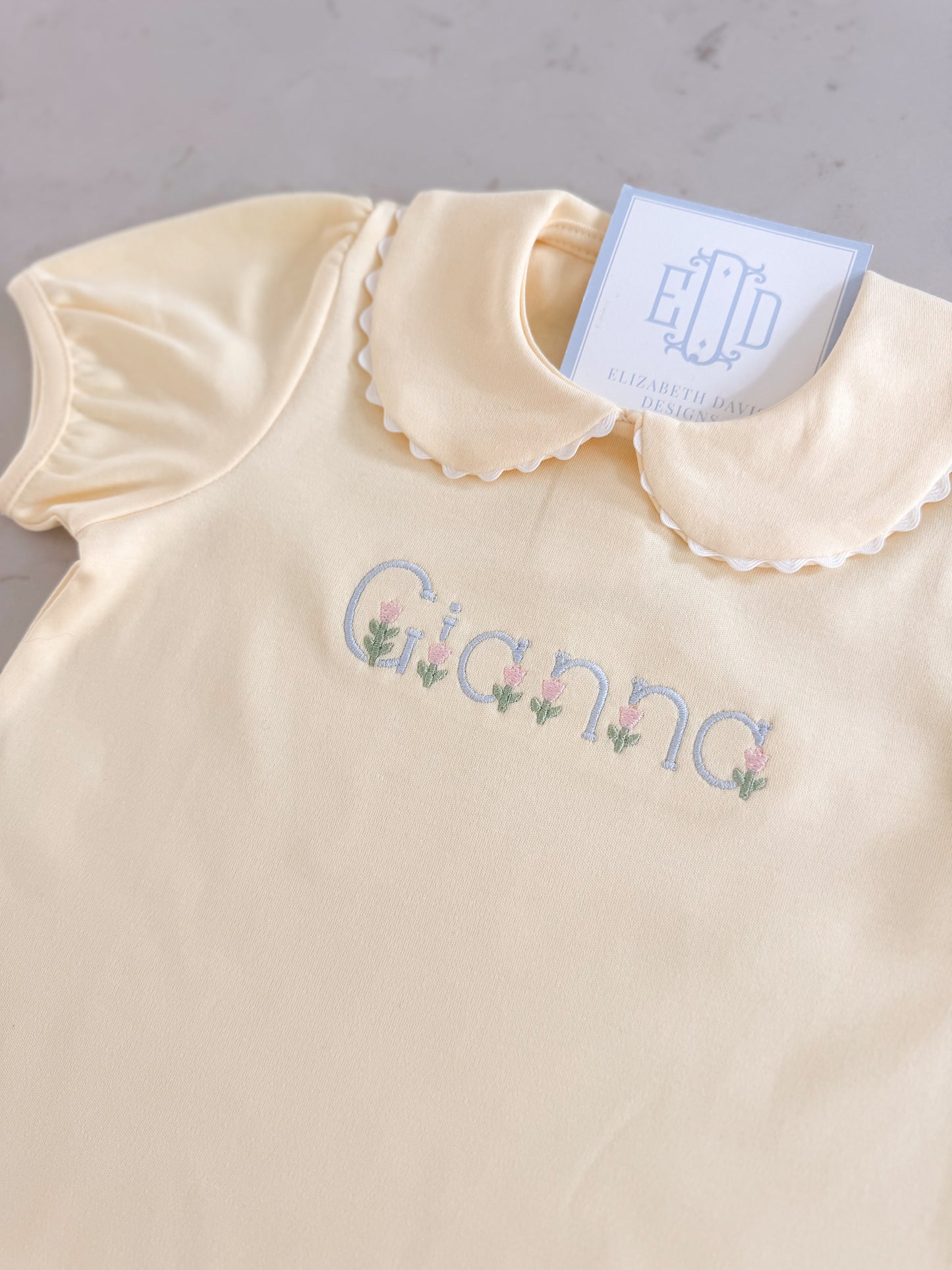 NEW! Girls Dresses - Scalloped Short Sleeve