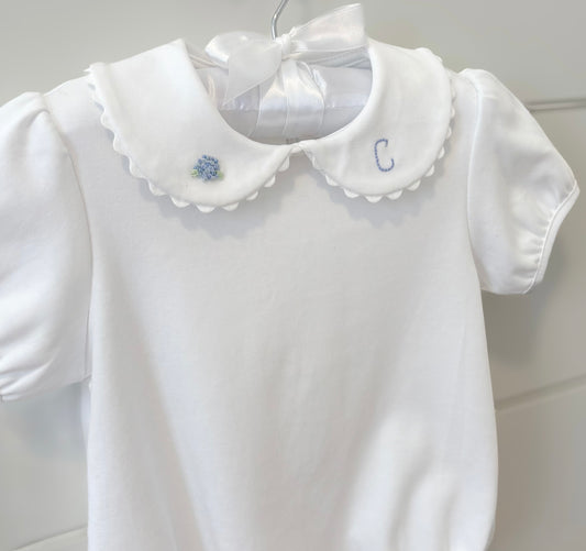 Hydrangea Ric Rac Trim Bubble/Shirt