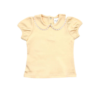 Girls Collard Ric Rac Top
