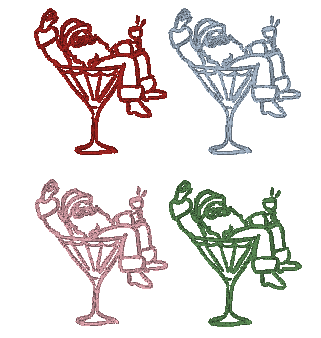 Christmas Wreath Sash